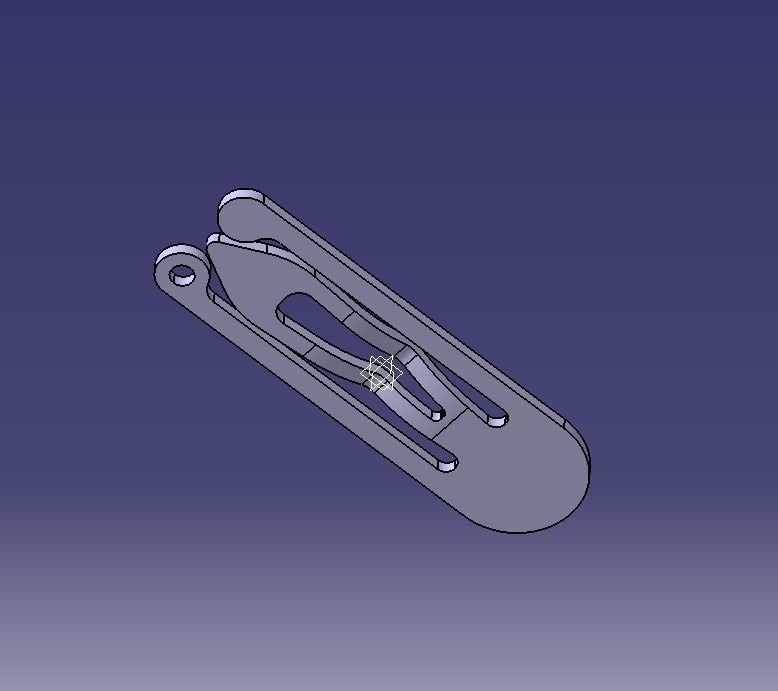 Snap Hair Clip 3D print model_21