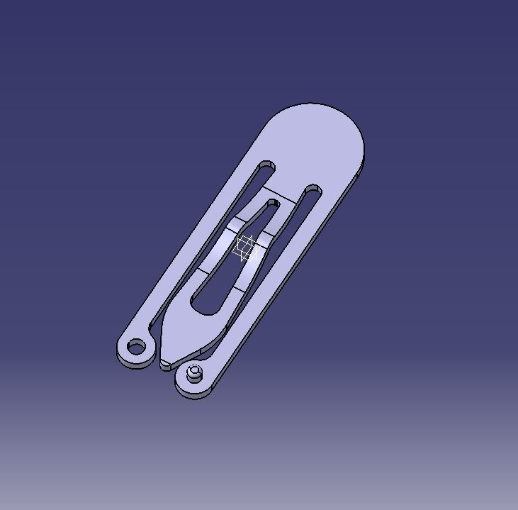 Snap Hair Clip 3D print model_5