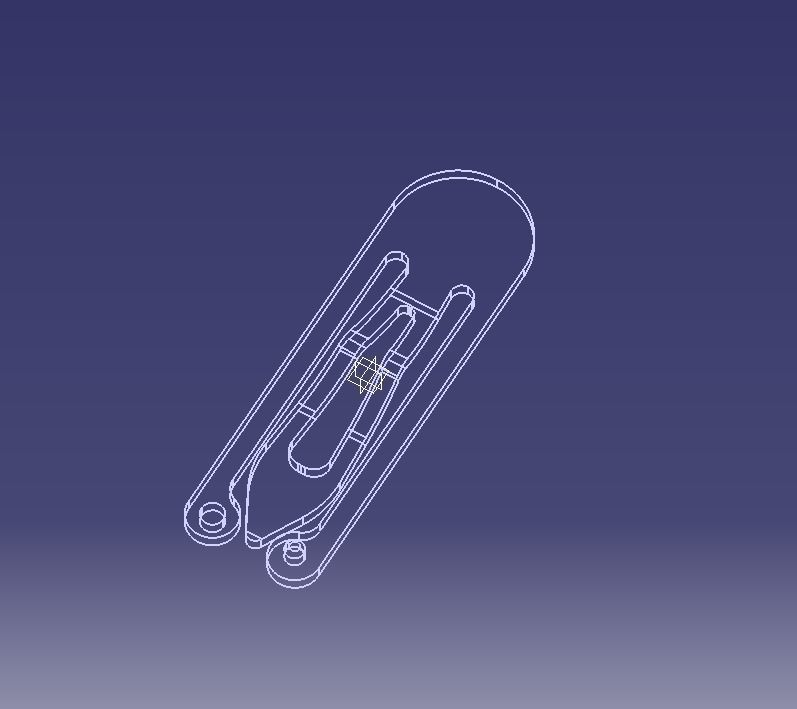 Snap Hair Clip 3D print model_7