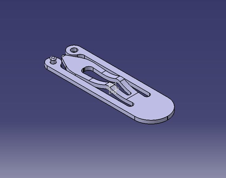 Snap Hair Clip 3D print model_40