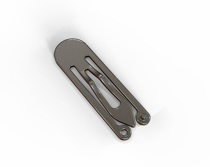 Snap Hair Clip 3D print model_25