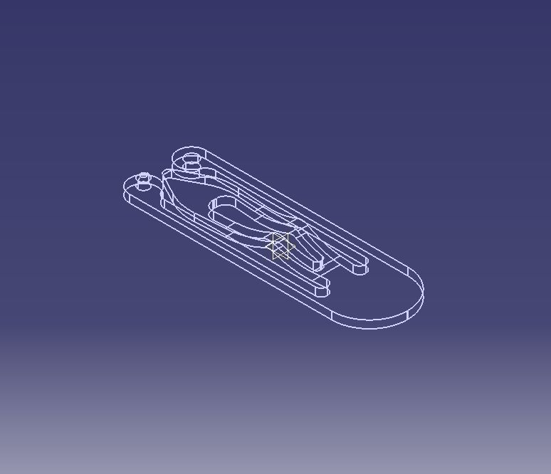 Snap Hair Clip 3D print model_35