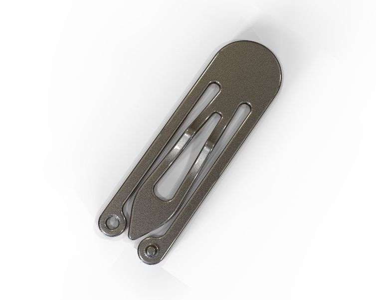 Snap Hair Clip 3D print model_20