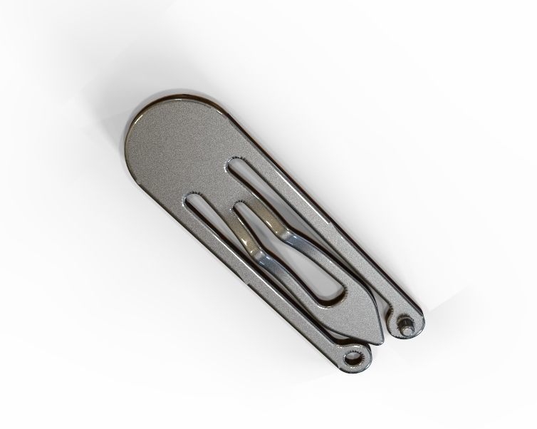 Snap Hair Clip 3D print model_28