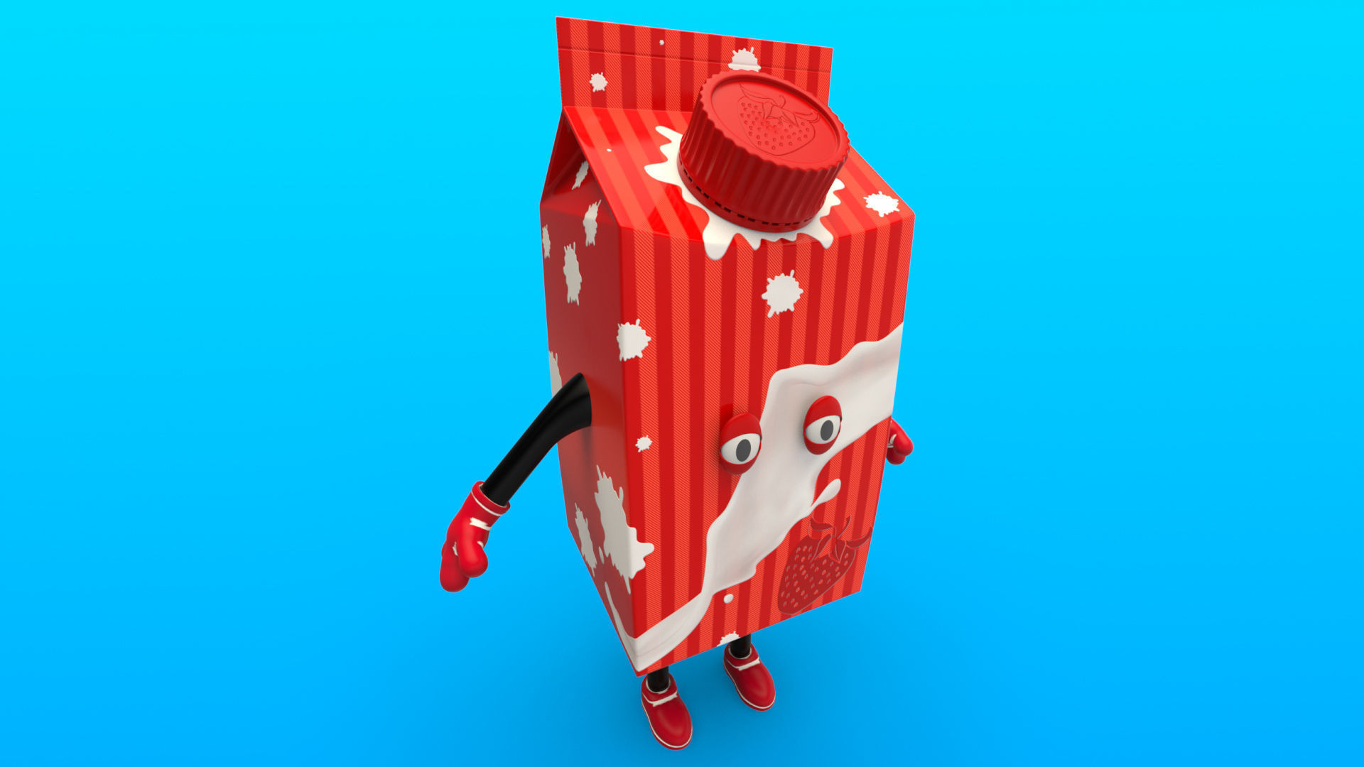 Cartoon Characters 3D model_3