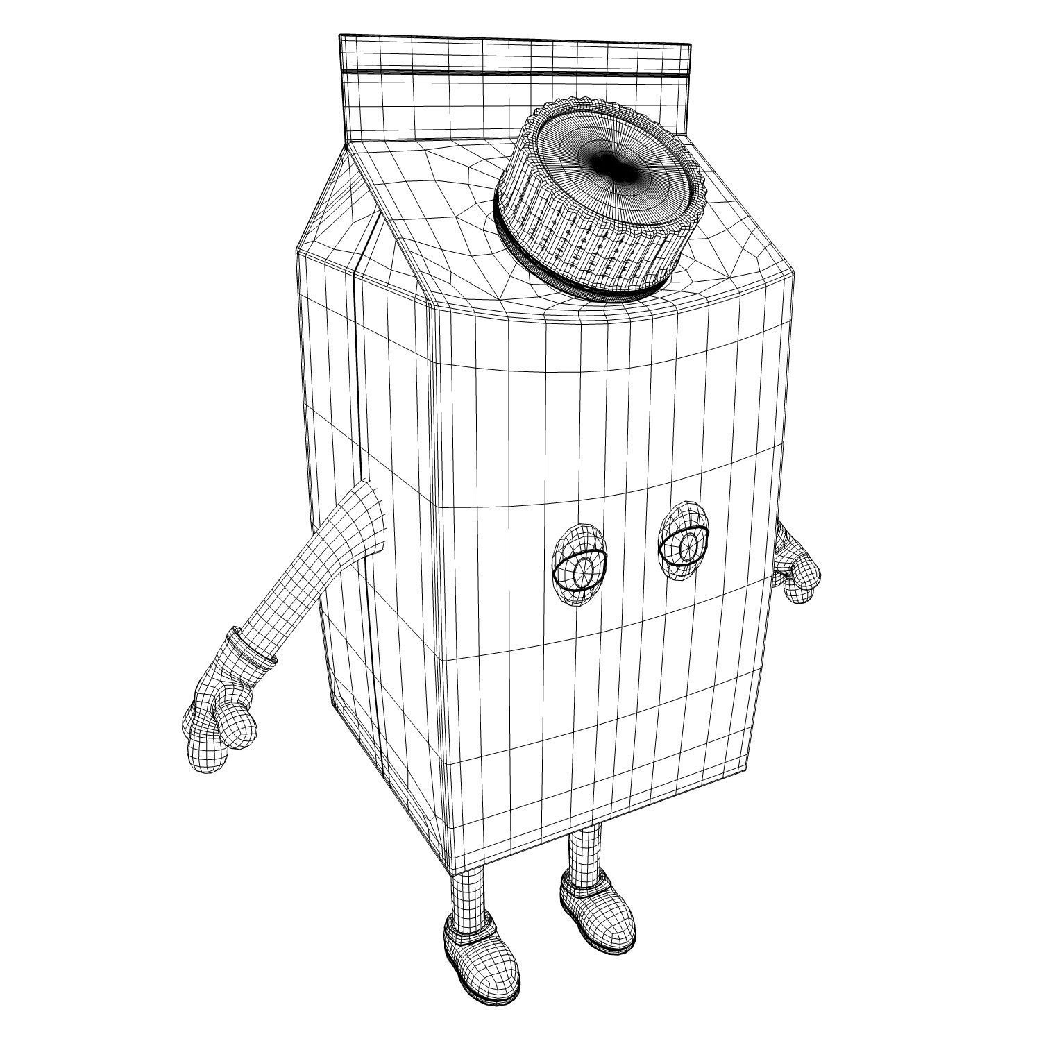 Cartoon Characters 3D model_13