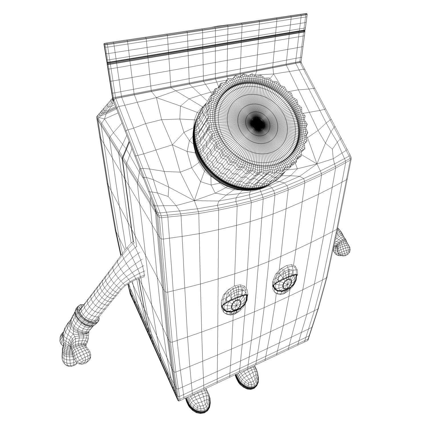 Cartoon Characters 3D model_17