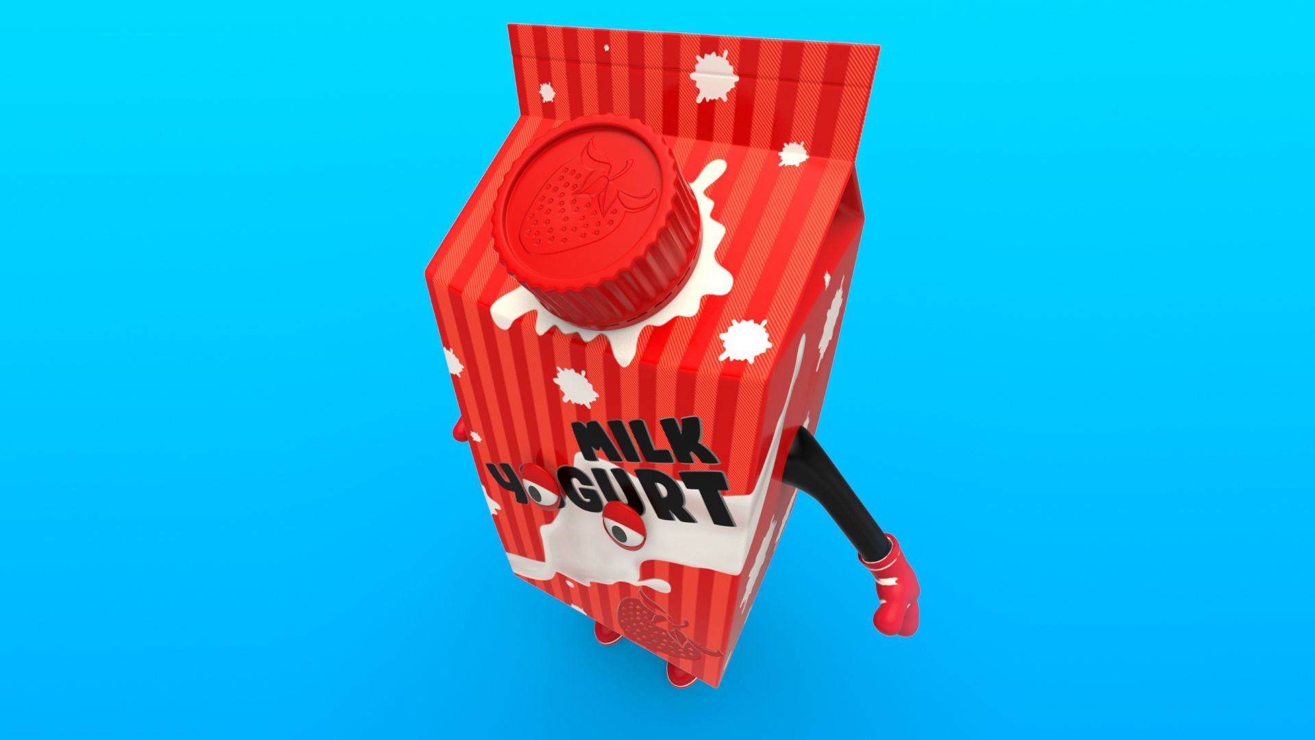 Cartoon Characters 3D model_4