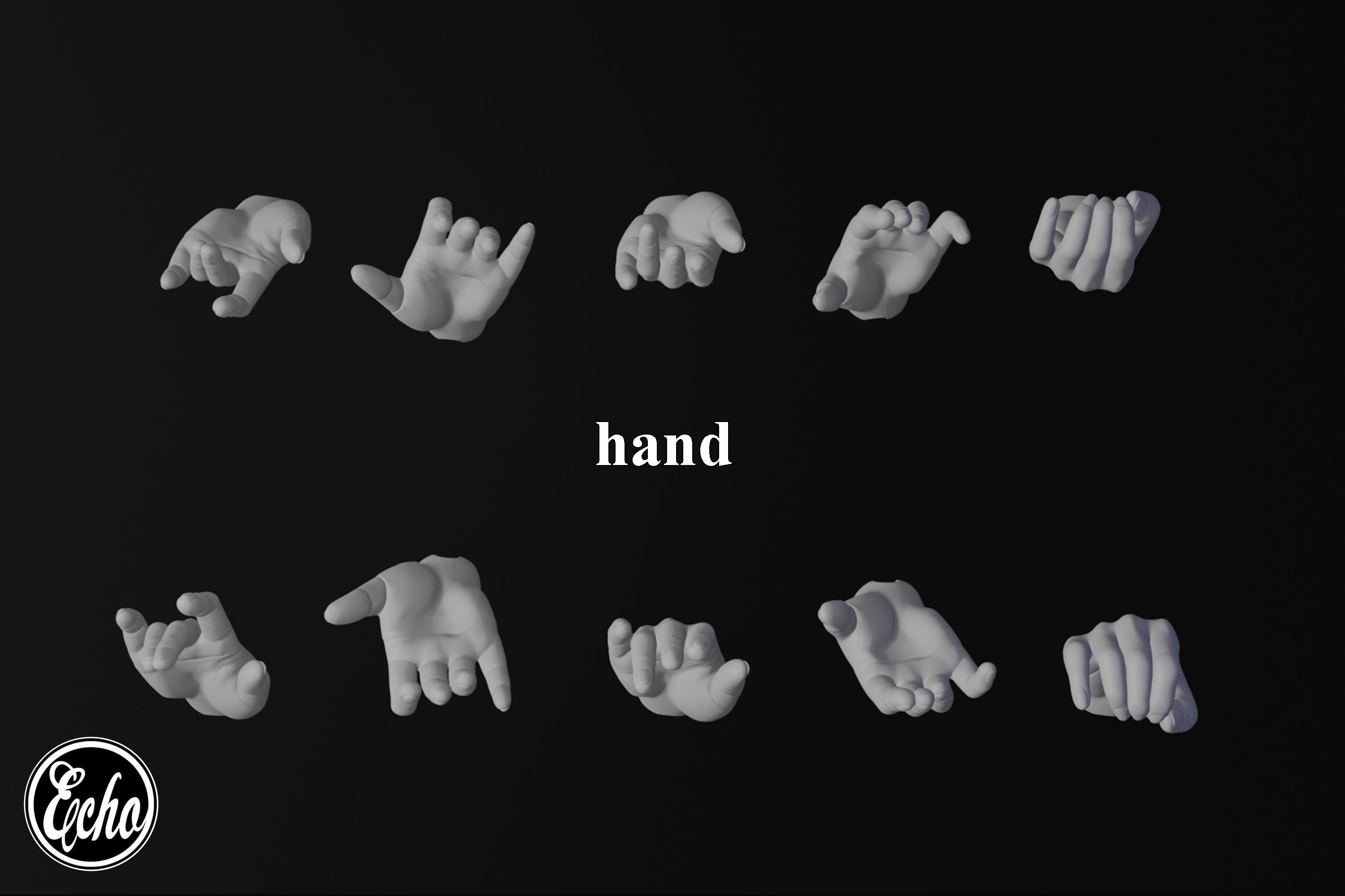 anatomical doll BJD 30mm 3D print model 3D model_6