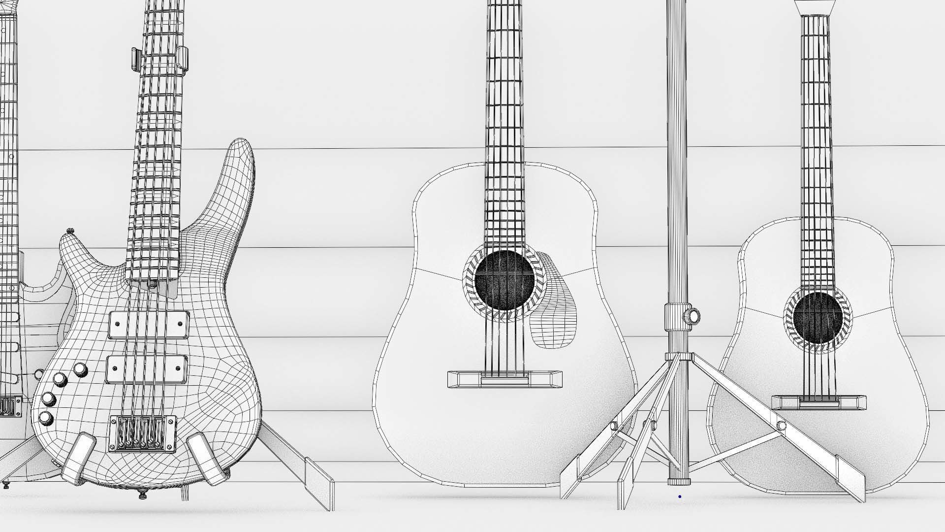 MUSICAL INSTRUMENTS PACK  3D model_35