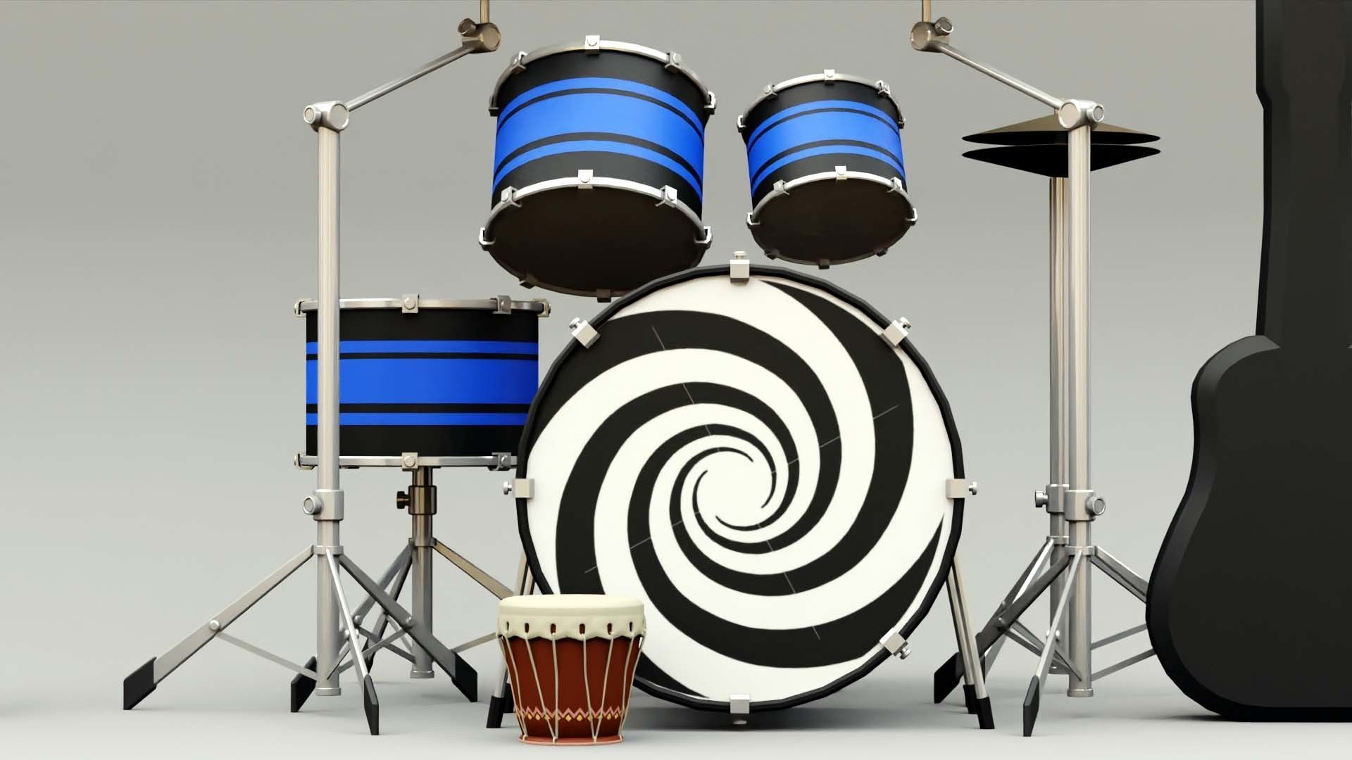 MUSICAL INSTRUMENTS PACK  3D model_9