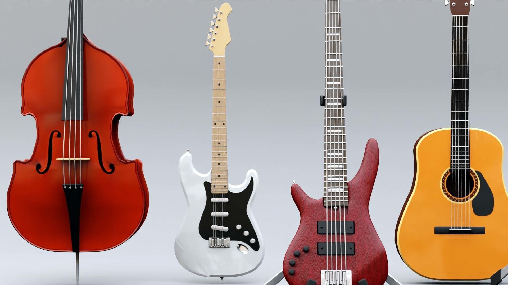 MUSICAL INSTRUMENTS PACK  3D model_2