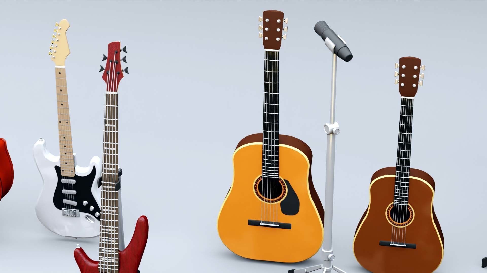 MUSICAL INSTRUMENTS PACK  3D model_13