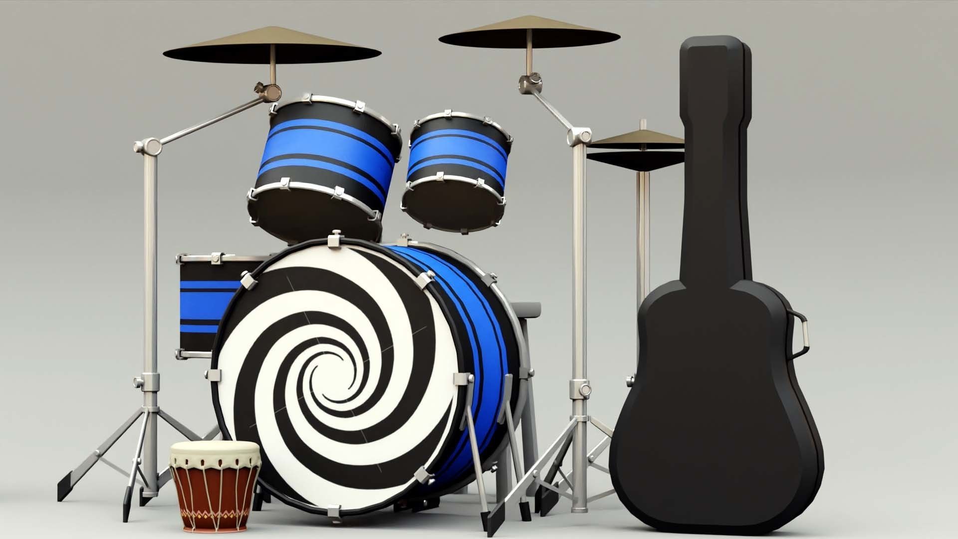 MUSICAL INSTRUMENTS PACK  3D model_10