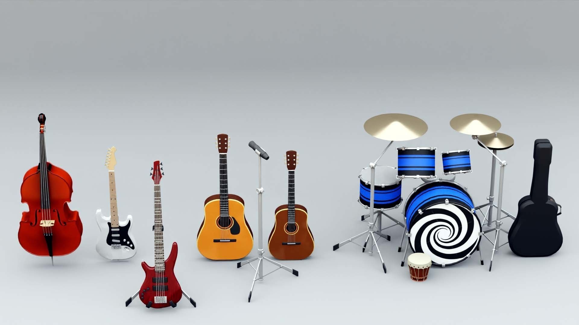 MUSICAL INSTRUMENTS PACK  3D model_29