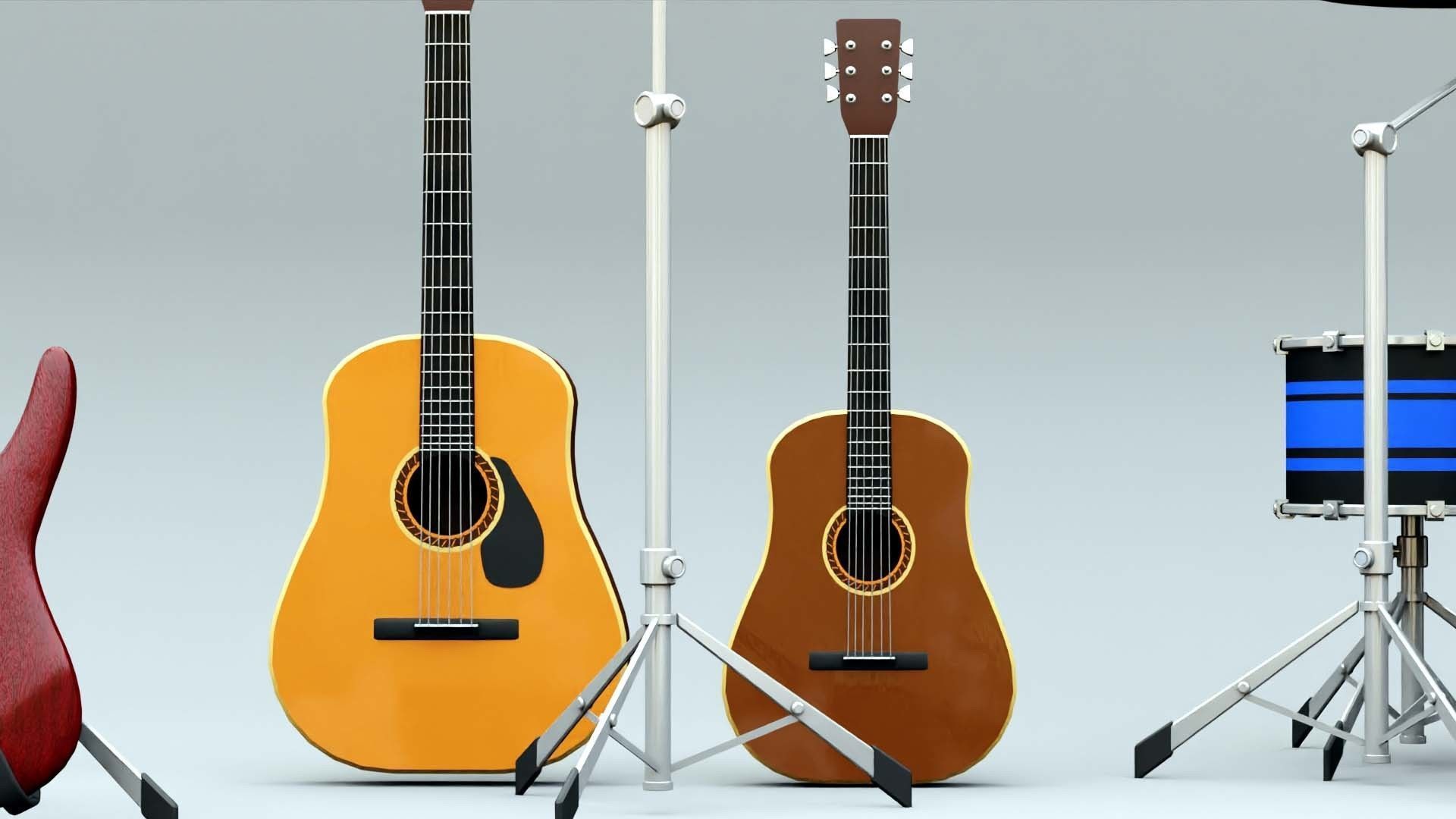 MUSICAL INSTRUMENTS PACK  3D model_5