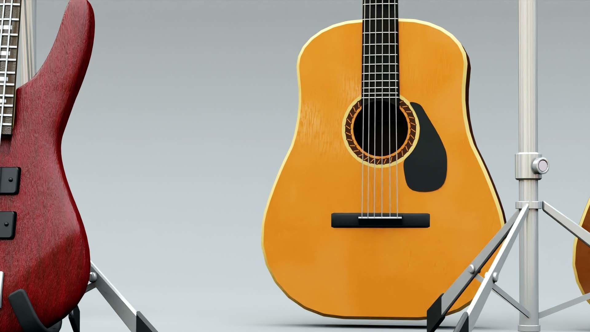 MUSICAL INSTRUMENTS PACK  3D model_17