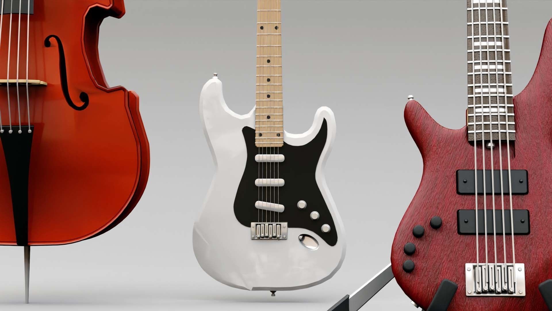 MUSICAL INSTRUMENTS PACK  3D model_15