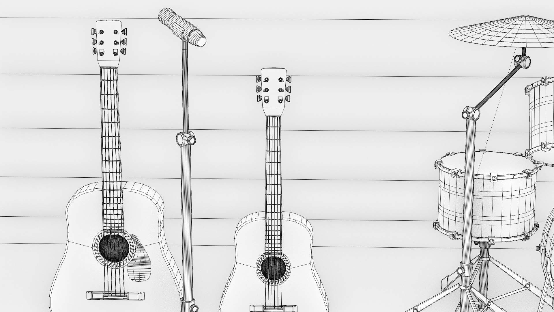 MUSICAL INSTRUMENTS PACK  3D model_36