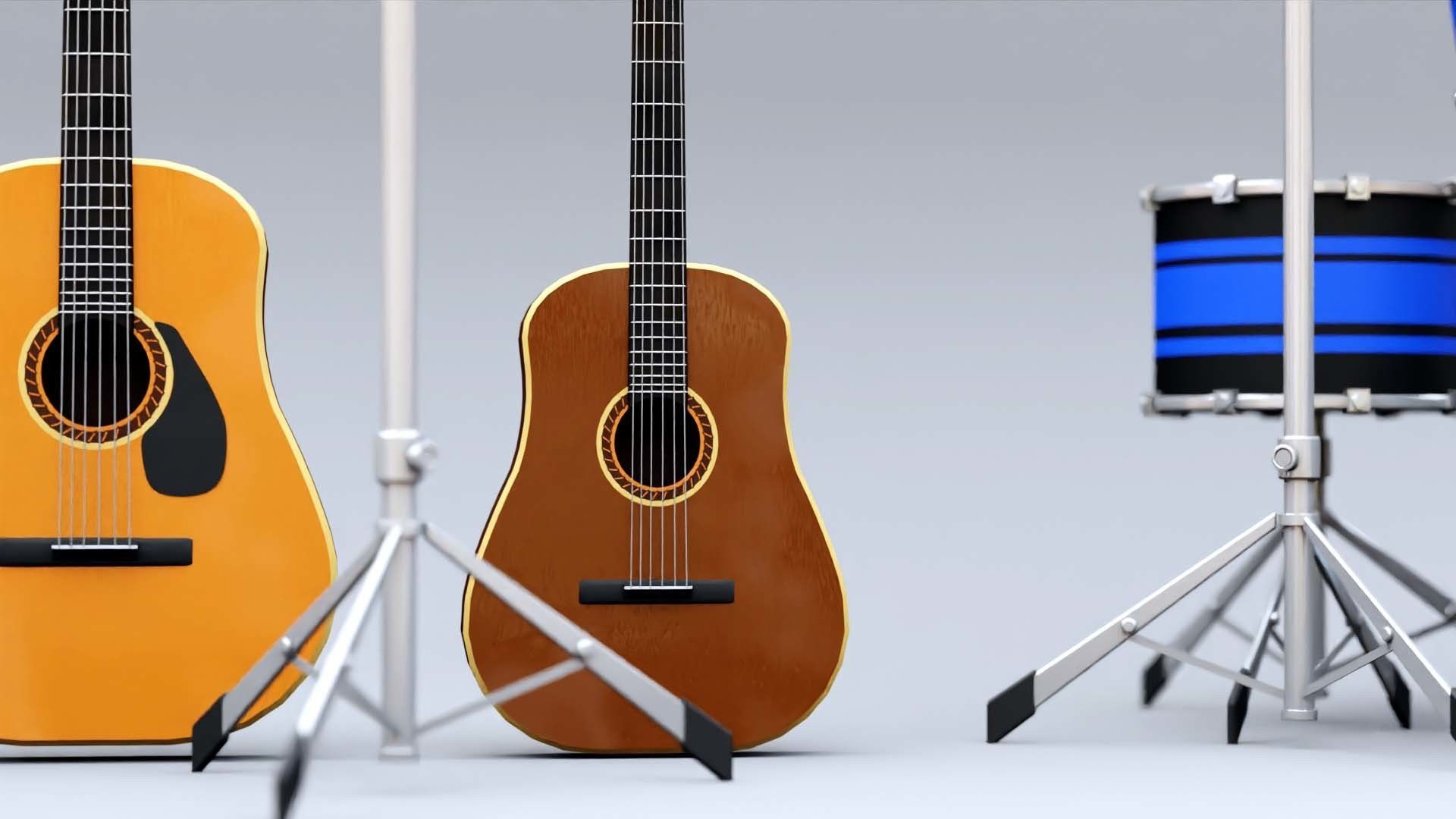 MUSICAL INSTRUMENTS PACK  3D model_28