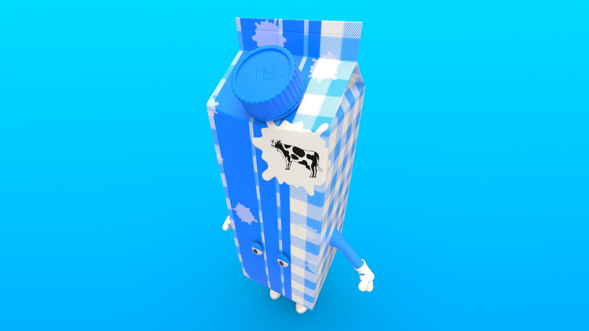 Cartoon Characters 3D model_4