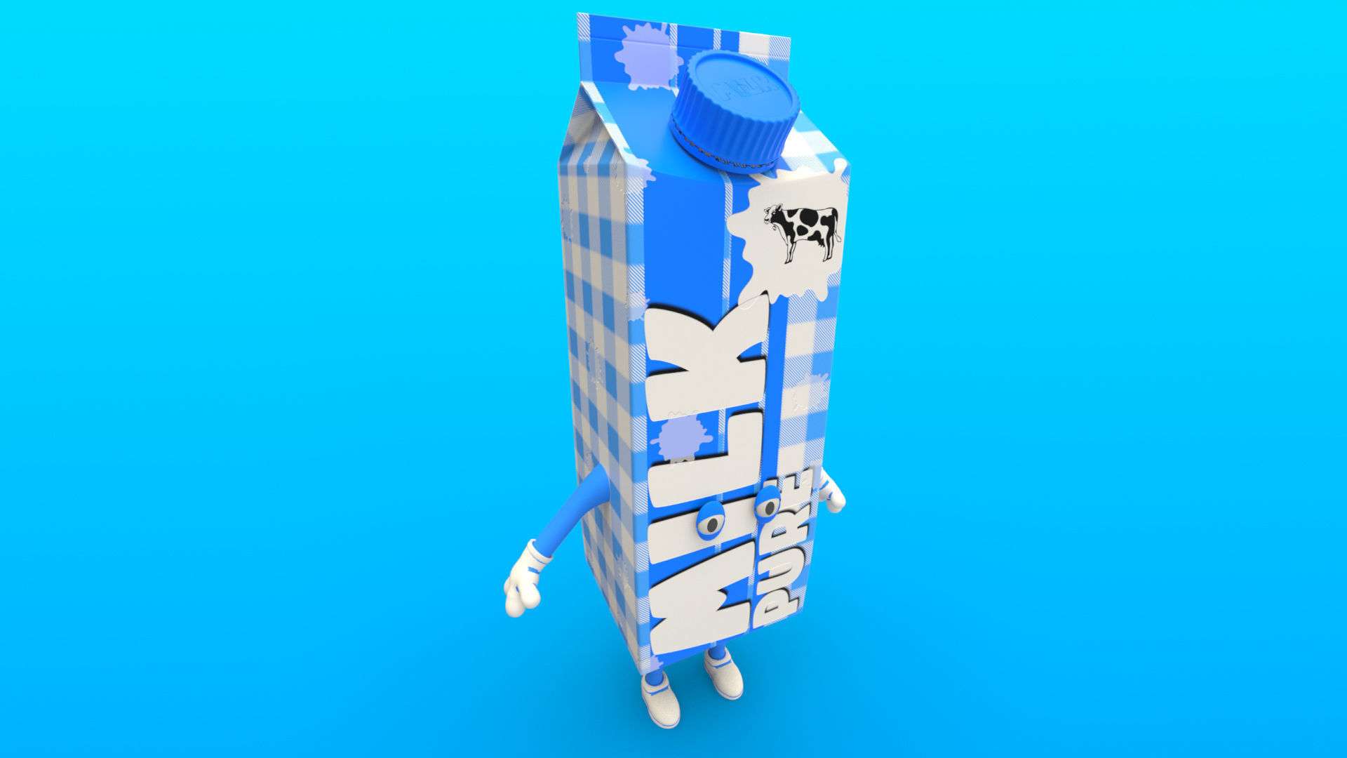 Cartoon Characters 3D model_5