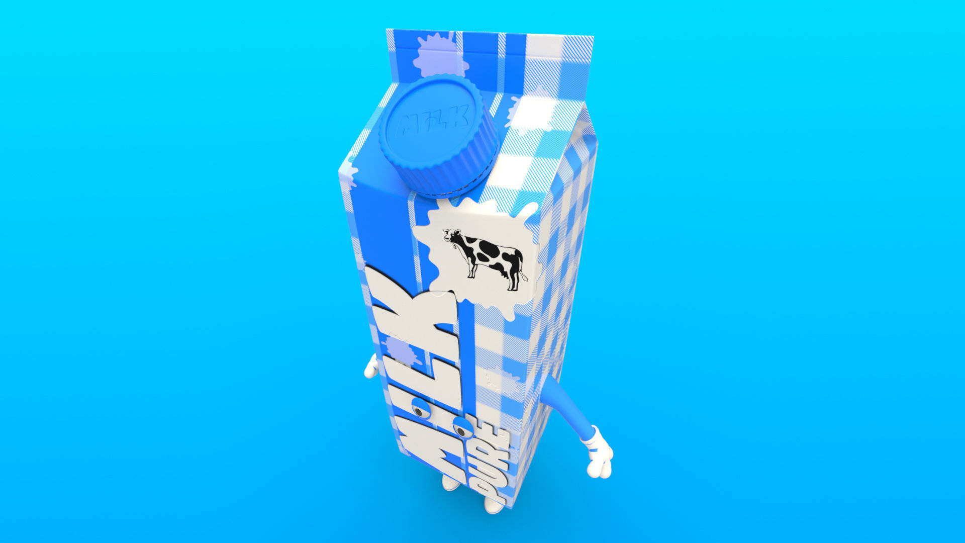 Cartoon Characters 3D model_3