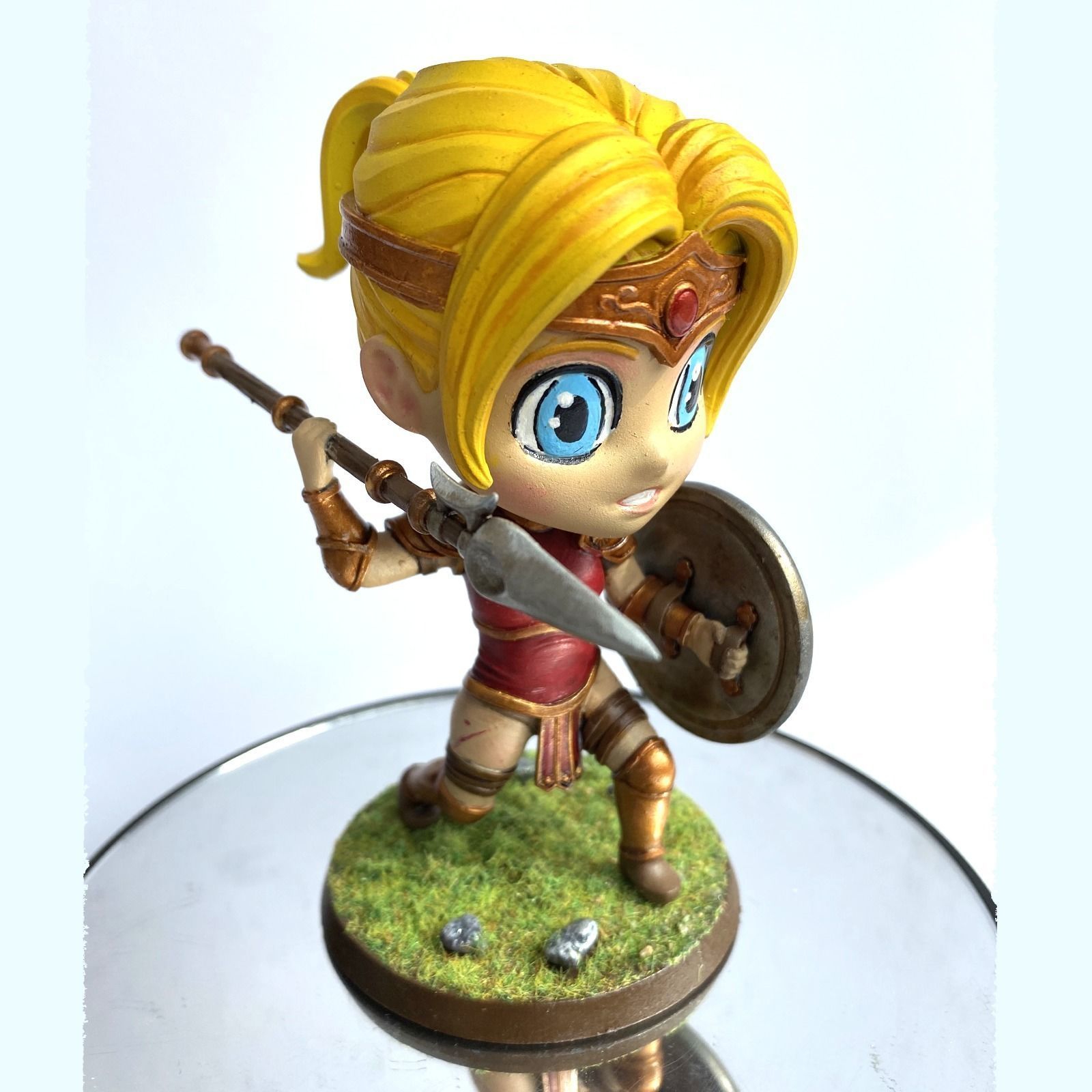 Diablo 2 Amazon Chibi Nendoroid style Figurine 3D Print STLs 3D print model_5