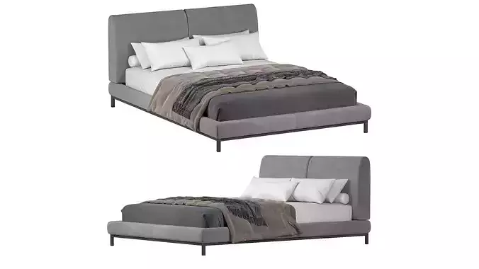 Margot Bed Domkapa 3D model