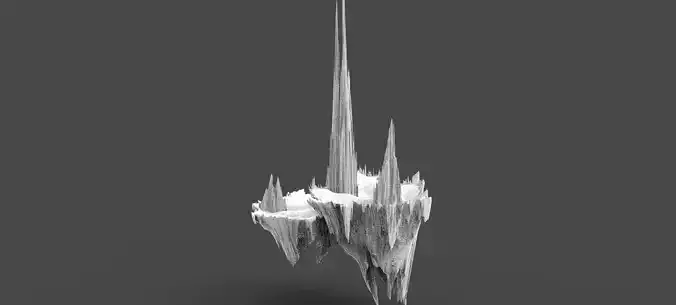 Floating Sharp Mountain 3