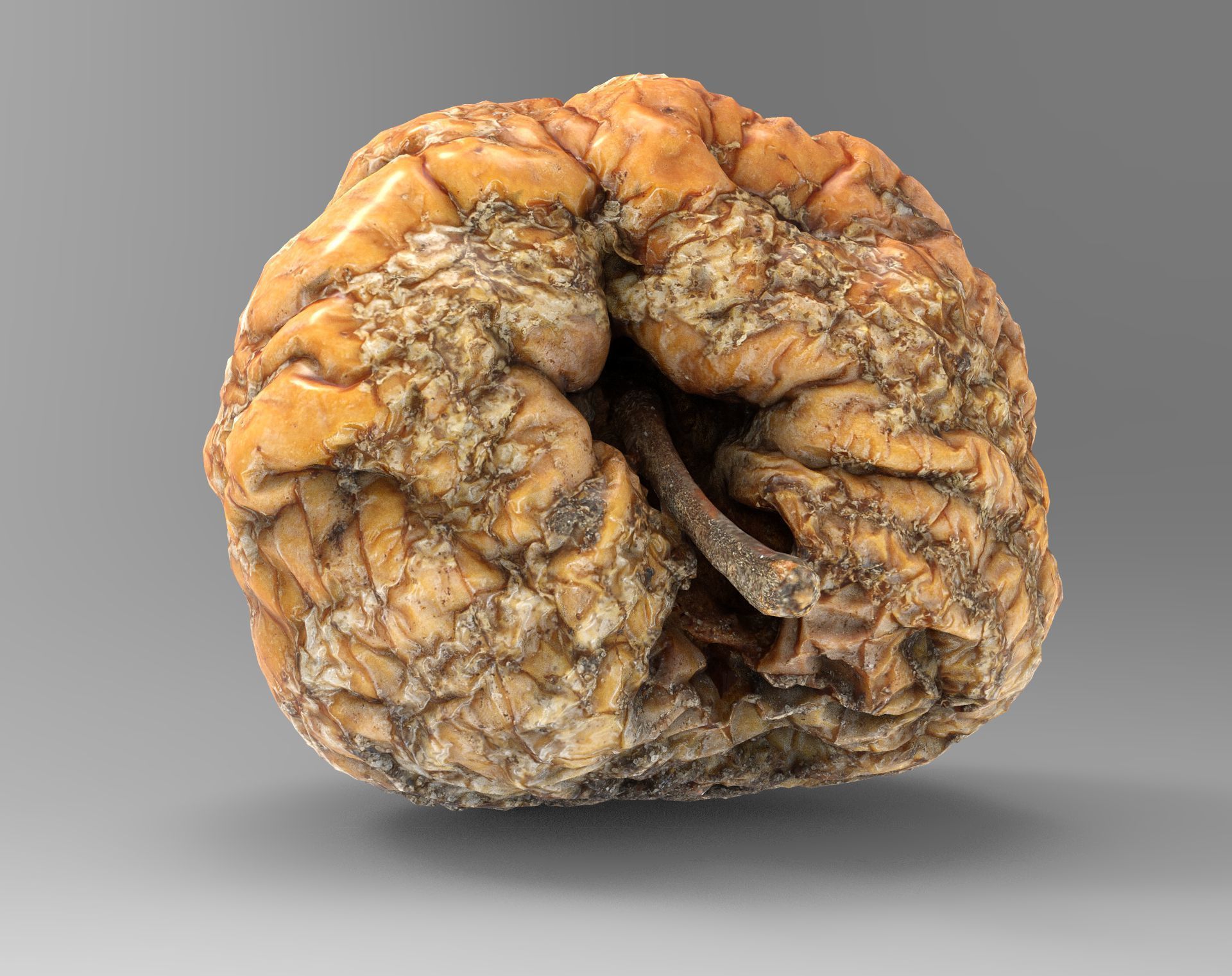 3D Apples set apple with hole in it Low-poly 3D model_35