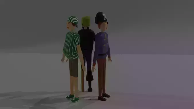 cartoon pirates character