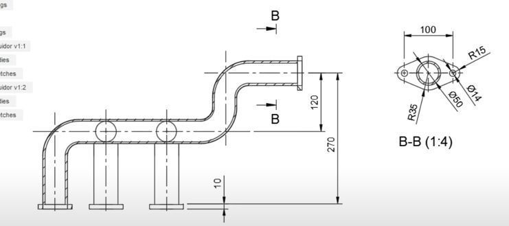 Exhaust Manifold  3D print model_5