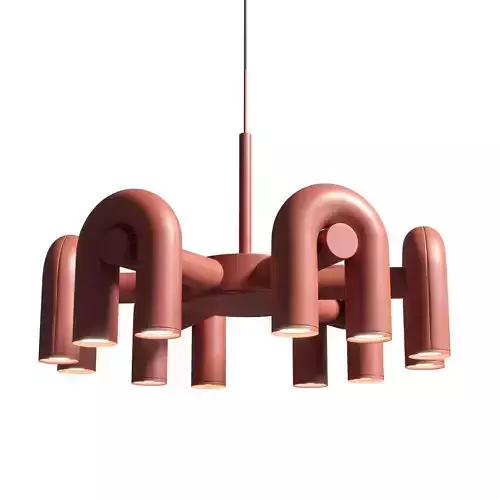 Cirkus Chandelier  Large Low-poly 3D model