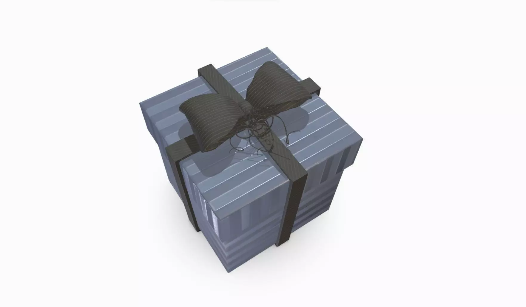 Gift Box Free low-poly 3D model