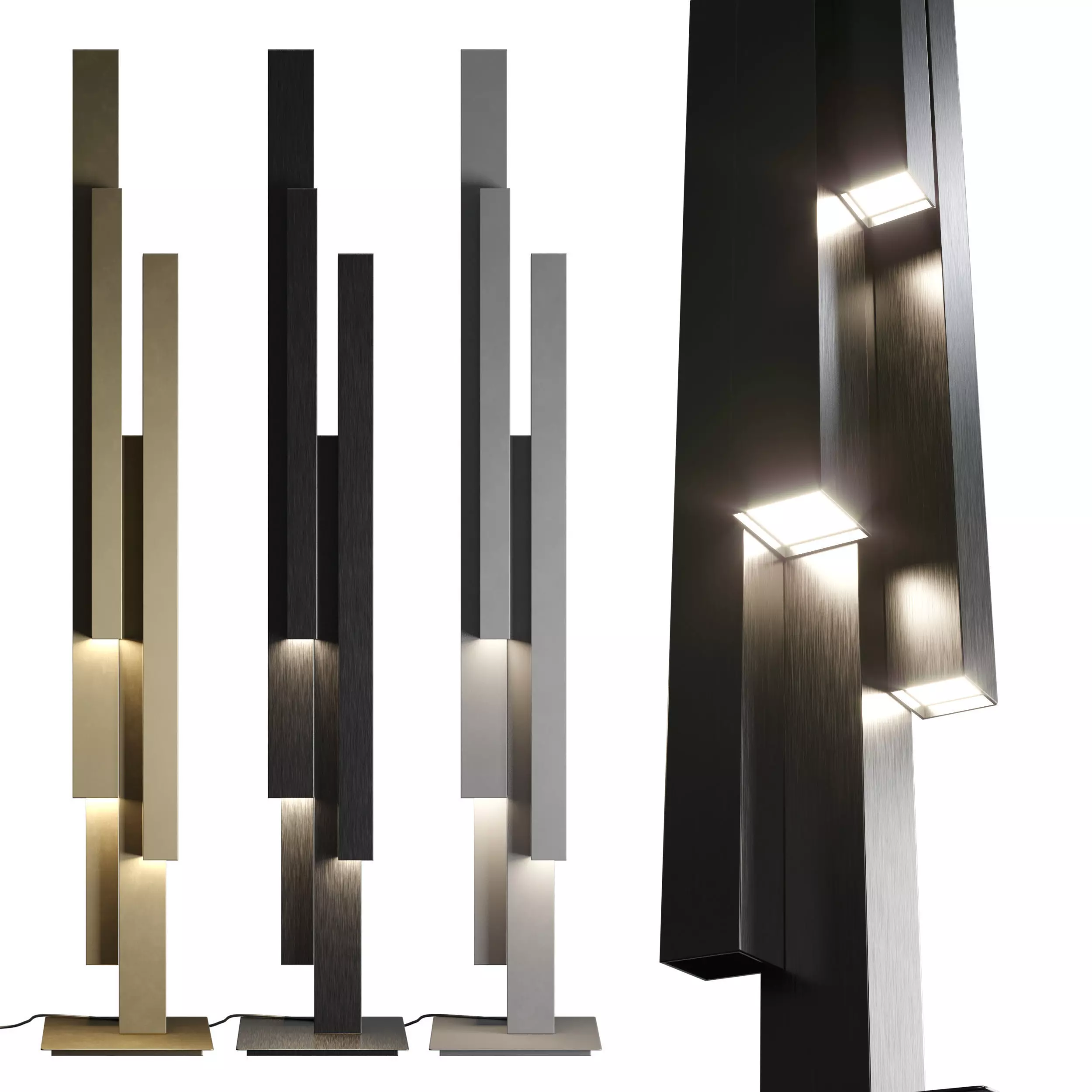 Manhattan Cattelan Italia Floor Lamps 3D model_0