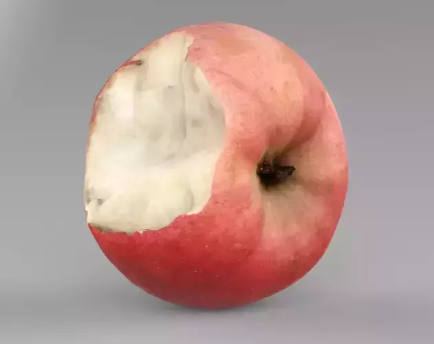 3D Apple bite model