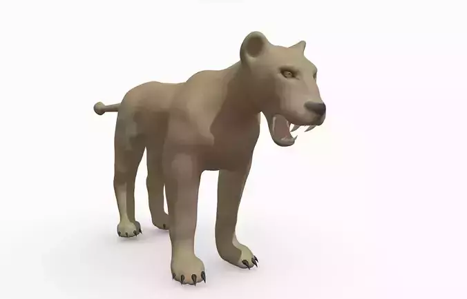 Lion Animals Free 3D model