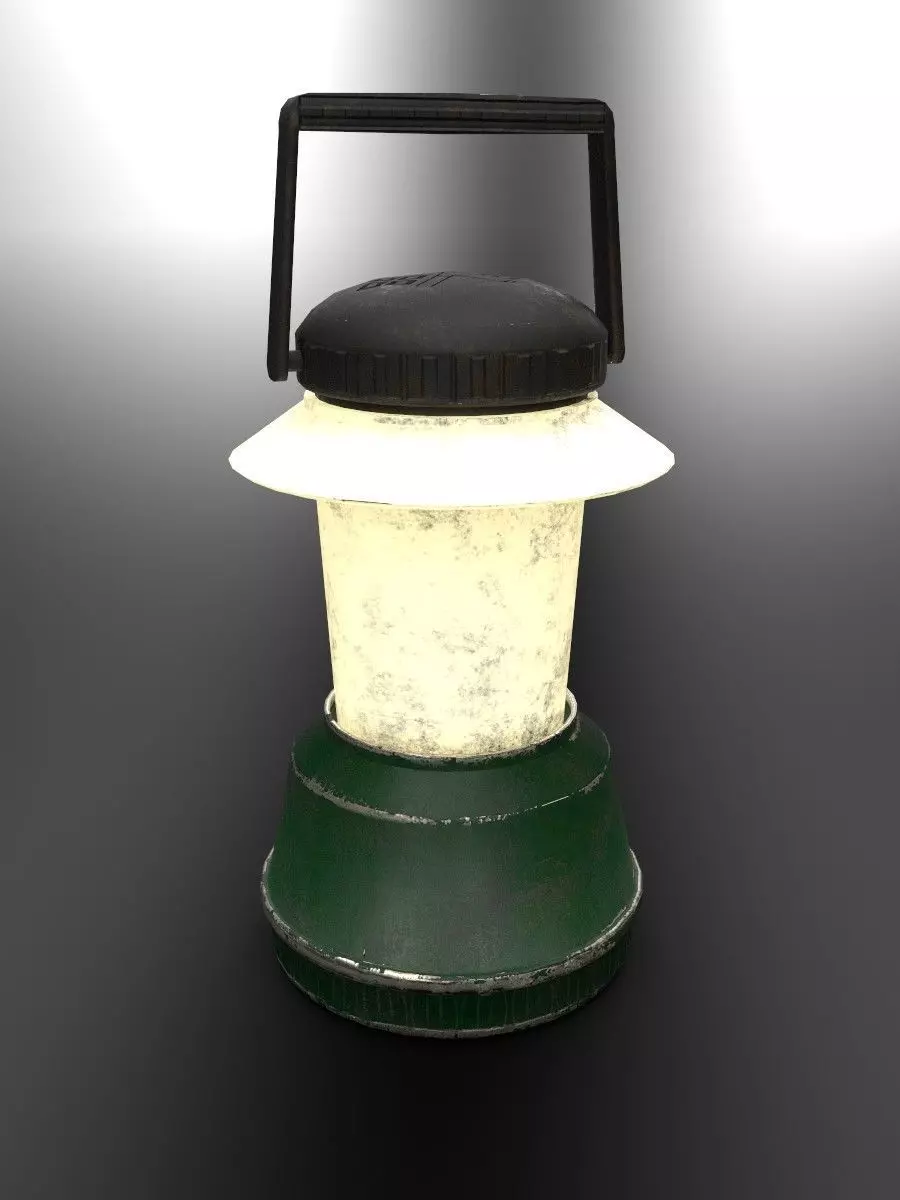Militarry Lamp Free 3D model