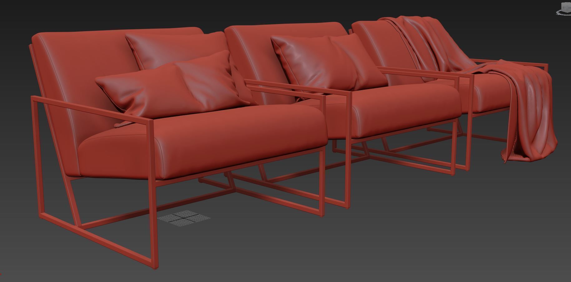 Mercer Chair by Maiden Home 3D model_8