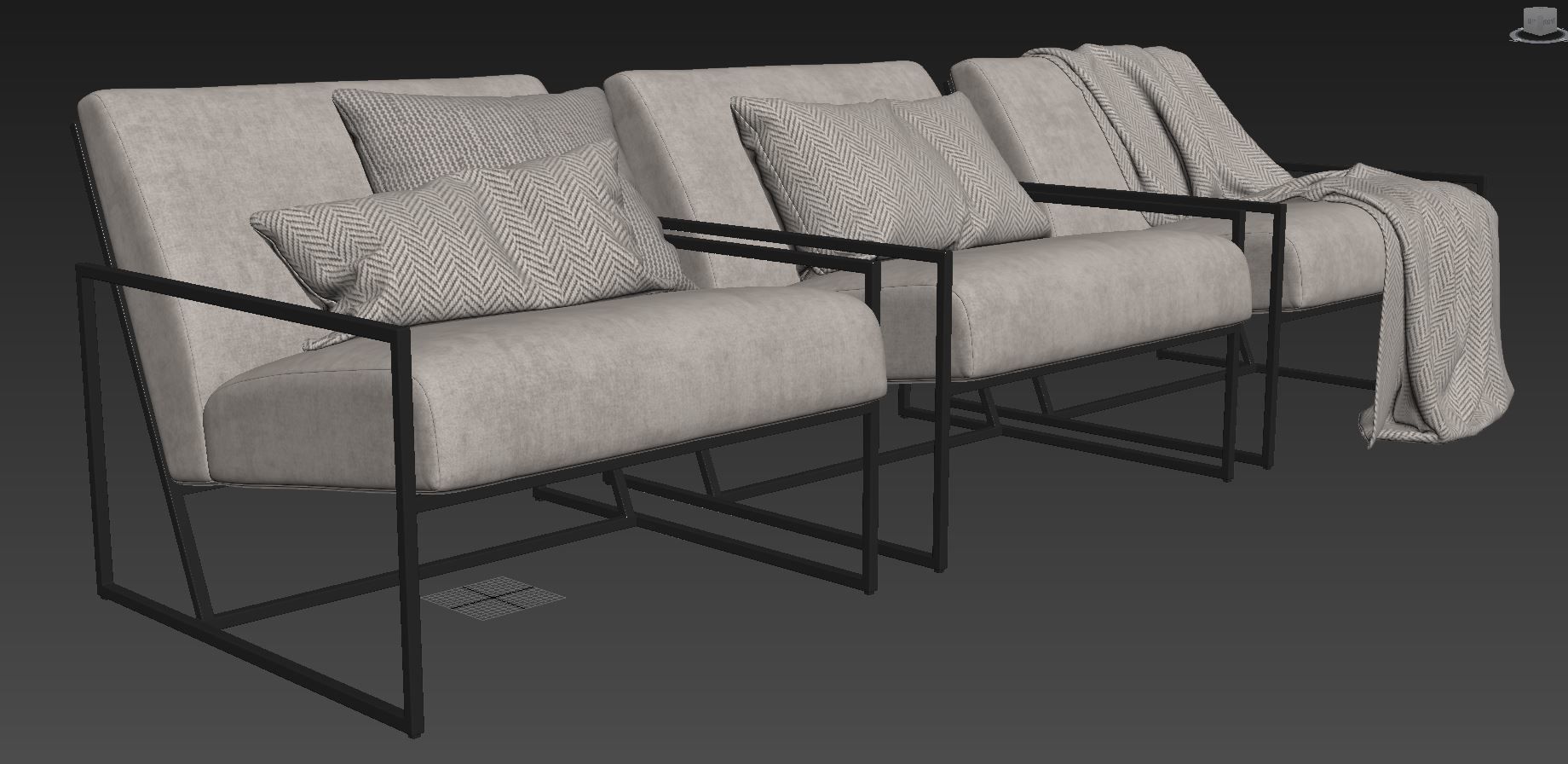Mercer Chair by Maiden Home 3D model_7