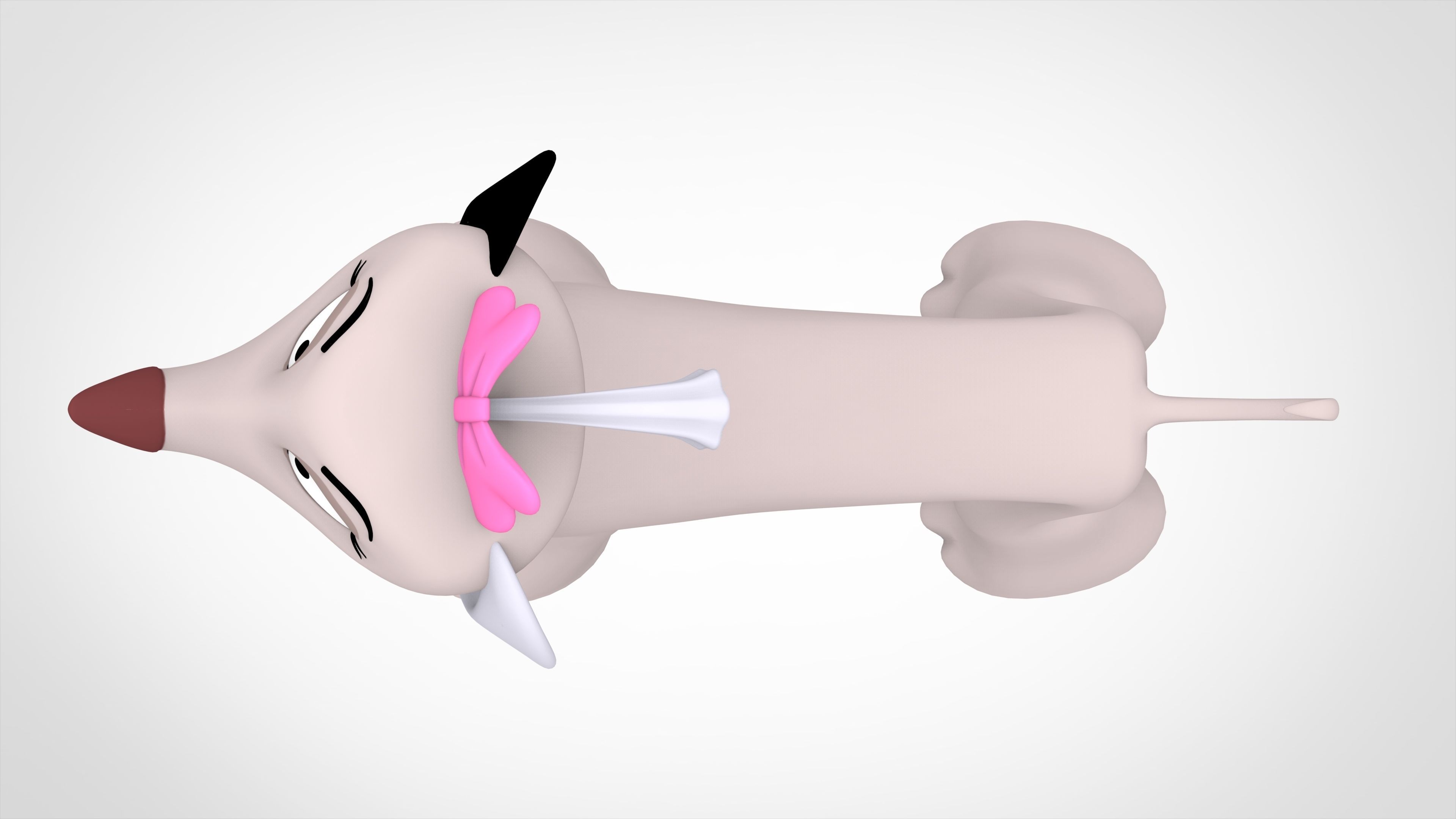 Vendella De Vil Low-poly 3D model_4