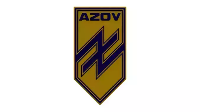Emblem of the Azov Battalion 3D print model