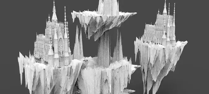 Floating DrakeGothic Cathedral Tall 5 models