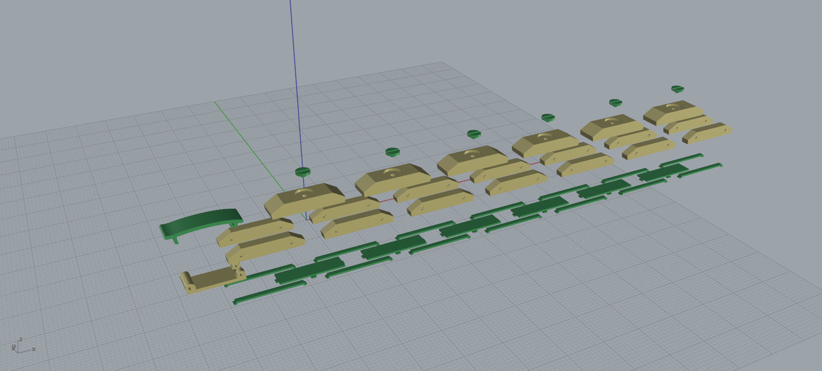 Bracelet screw 3d print model A 31 3D print model_14