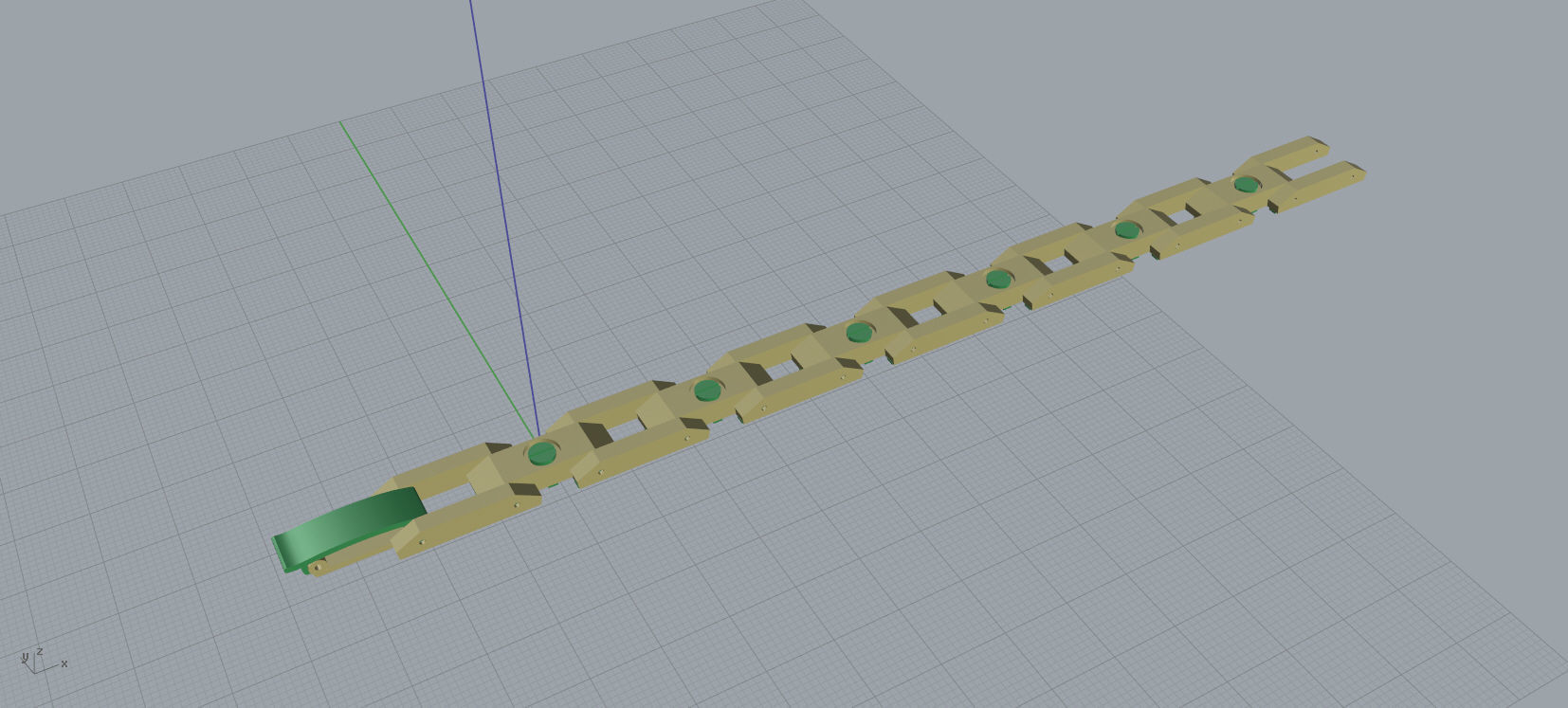 Bracelet screw 3d print model A 31 3D print model_10