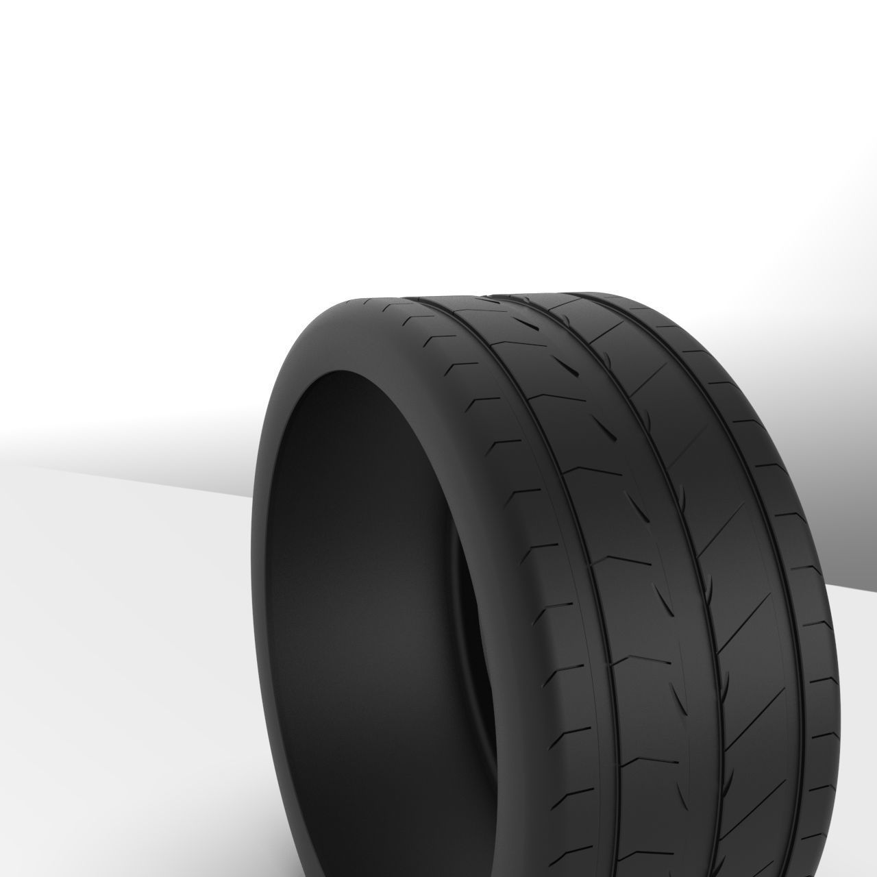 Rim and Tire 3D model_9