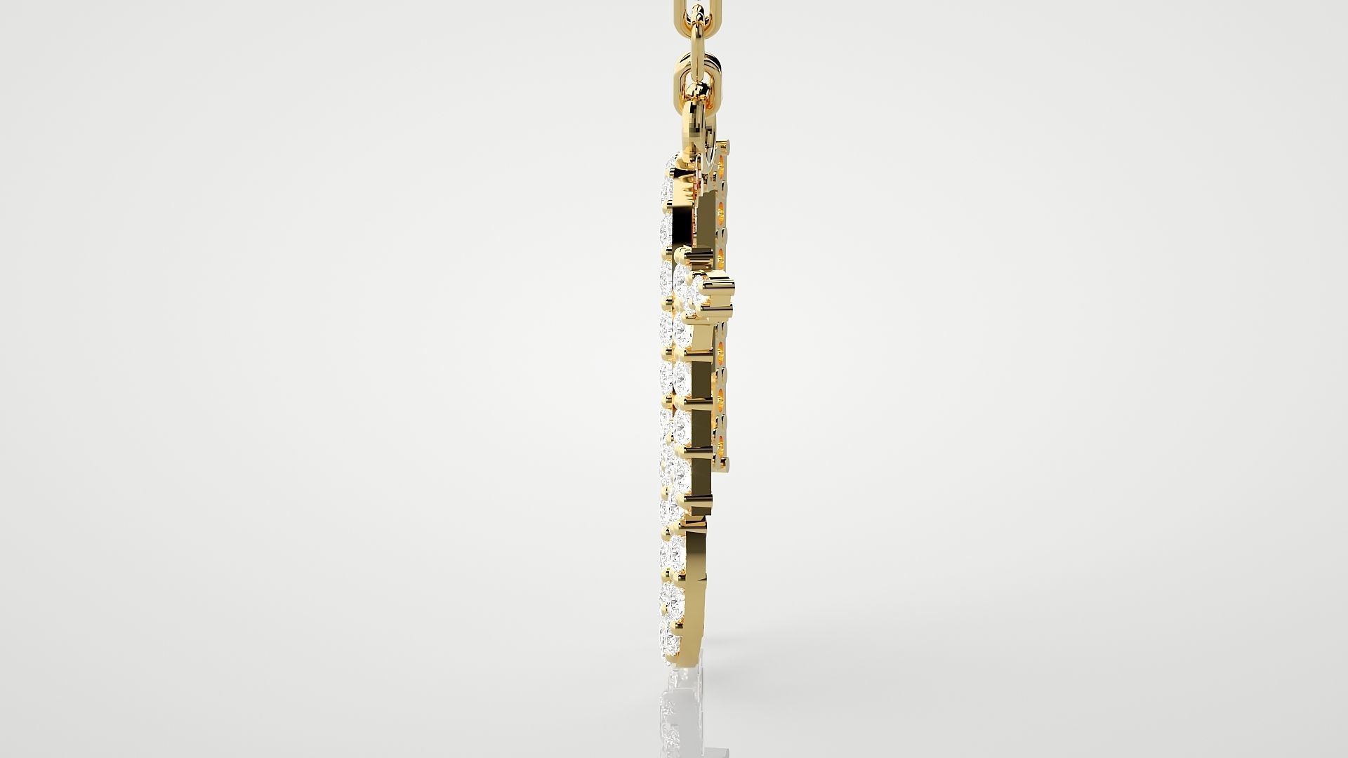 Dior pendant 3dm stl render details 3D print model_18