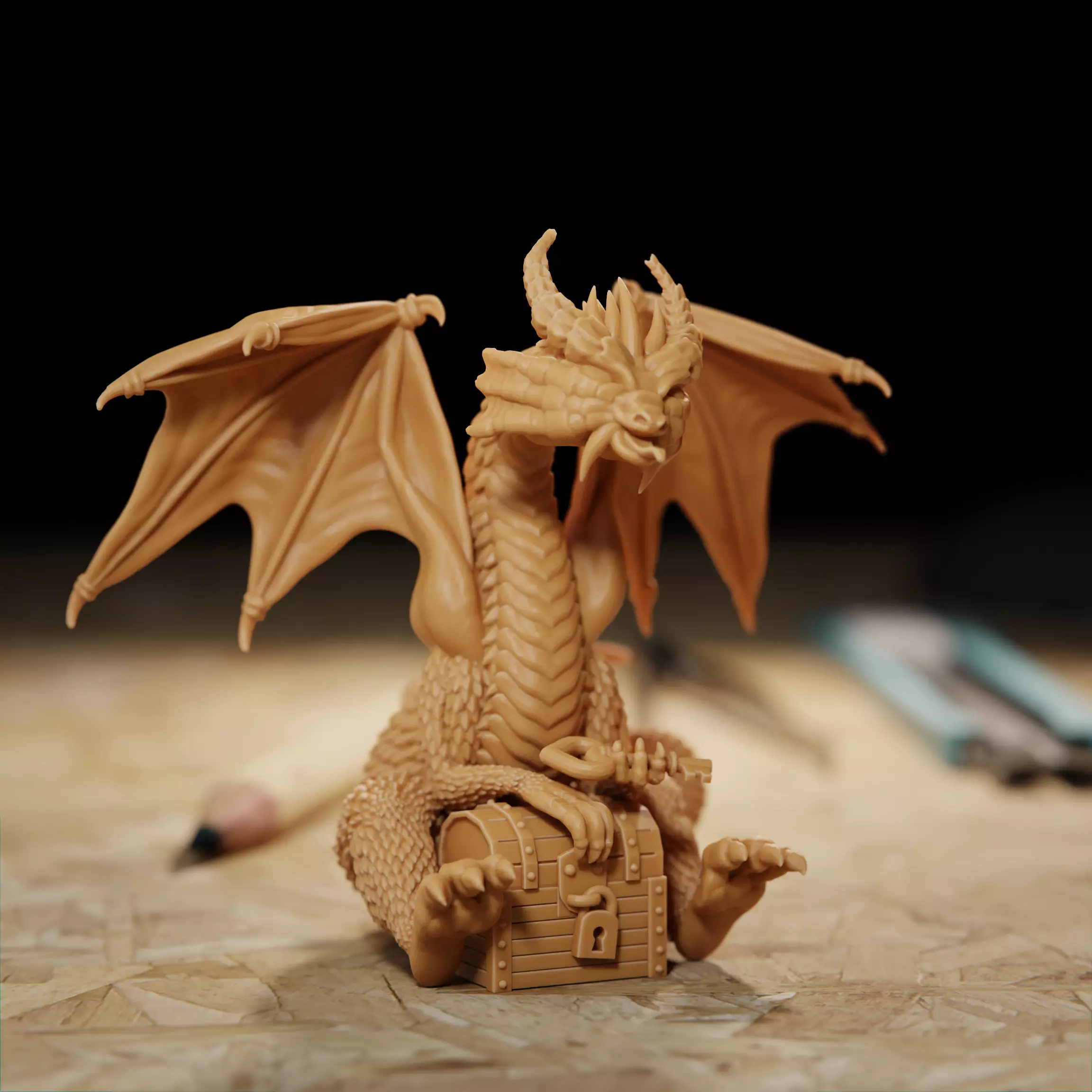 Dragon mini printable model 3D print model