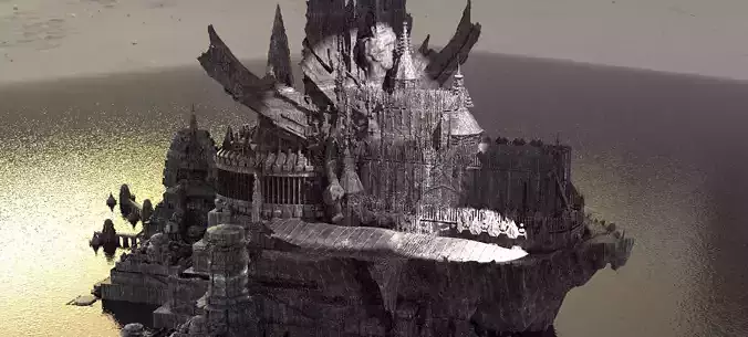 Floating Drake Black Mass Cathedral City Kit bash